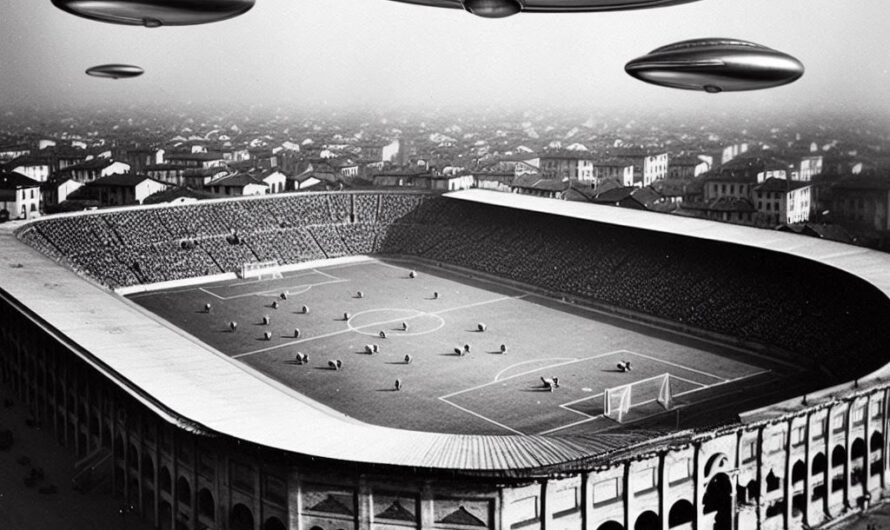 UFO-Sichtungen am 27.Oktober 1954 in einem Fußball-Stadion in Florenz