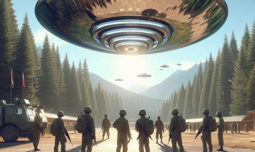 Diskusartiges UFO über der Edwards Air Force Base (1950)
