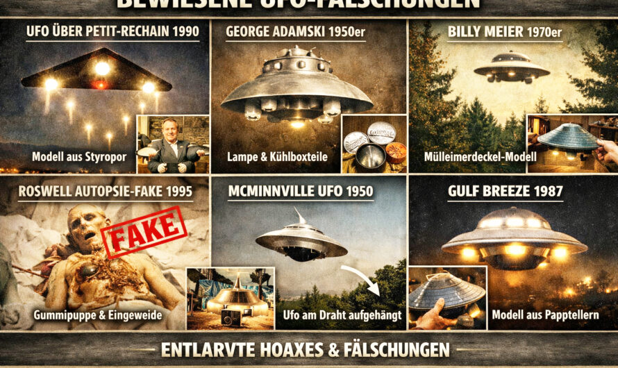 Geschichte spektakulärer UFO-Fälschungen – Der Einfluss von UFO-Fälschungen auf die öffentliche Wahrnehmung