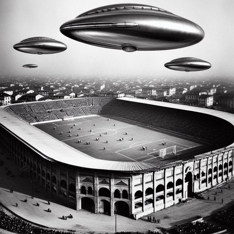 UFO-Sichtungen am 27.Oktober 1954 in einem Fußball-Stadion in Florenz