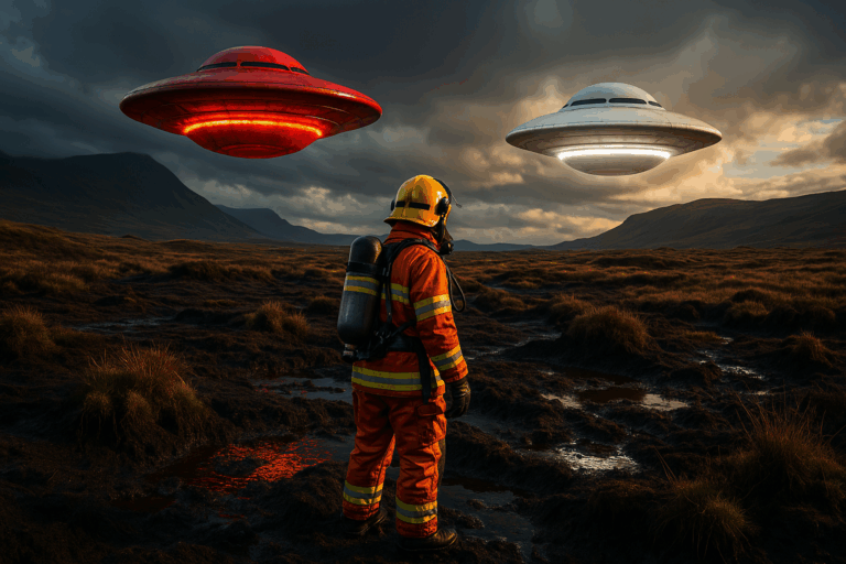 UFO-Vorfälle in Bonnybridge in Schottland in den frühen 1990er Jahren