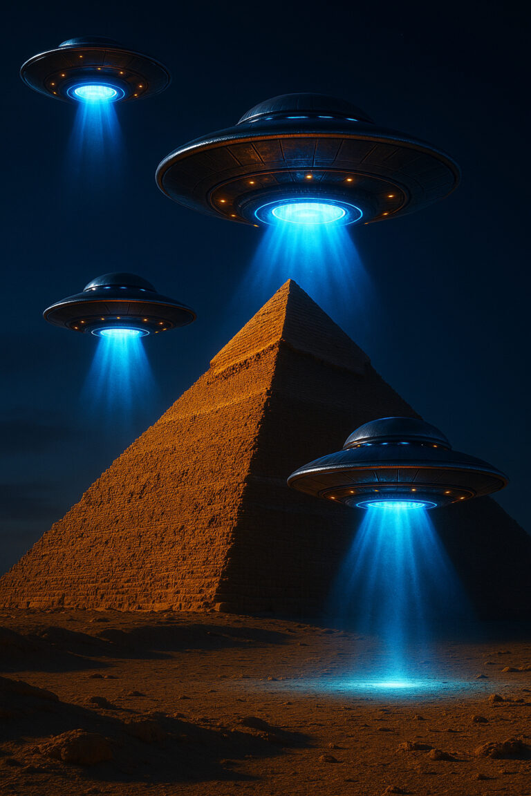 Die Pyramiden von Gizeh in Ägypten