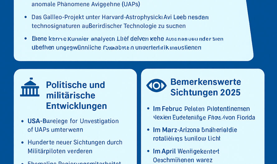 Neue Informationen zur UFO/UAP-Forschung
