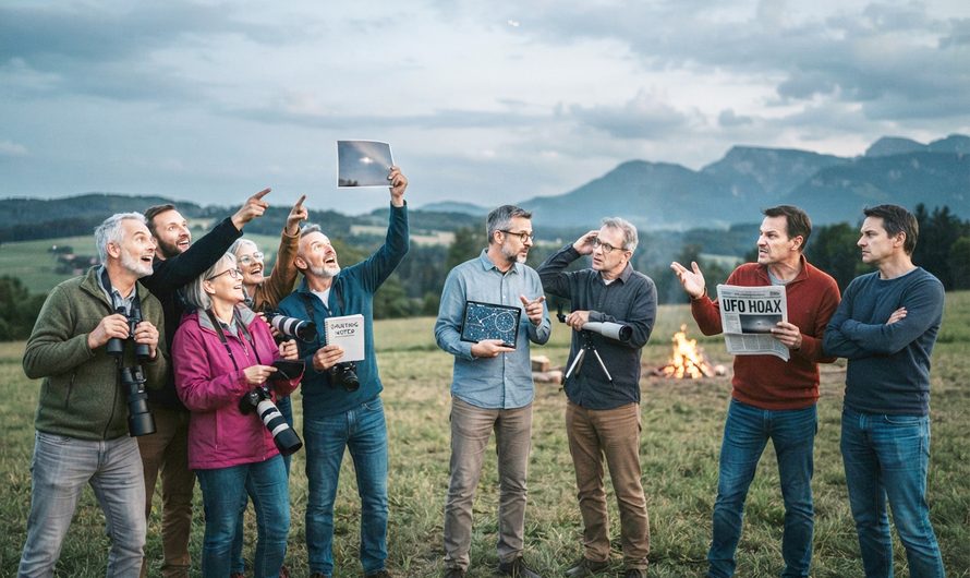 UFOs, Glaube, Skepsis und Ablehnung – Drei Meinungen, ein Thema